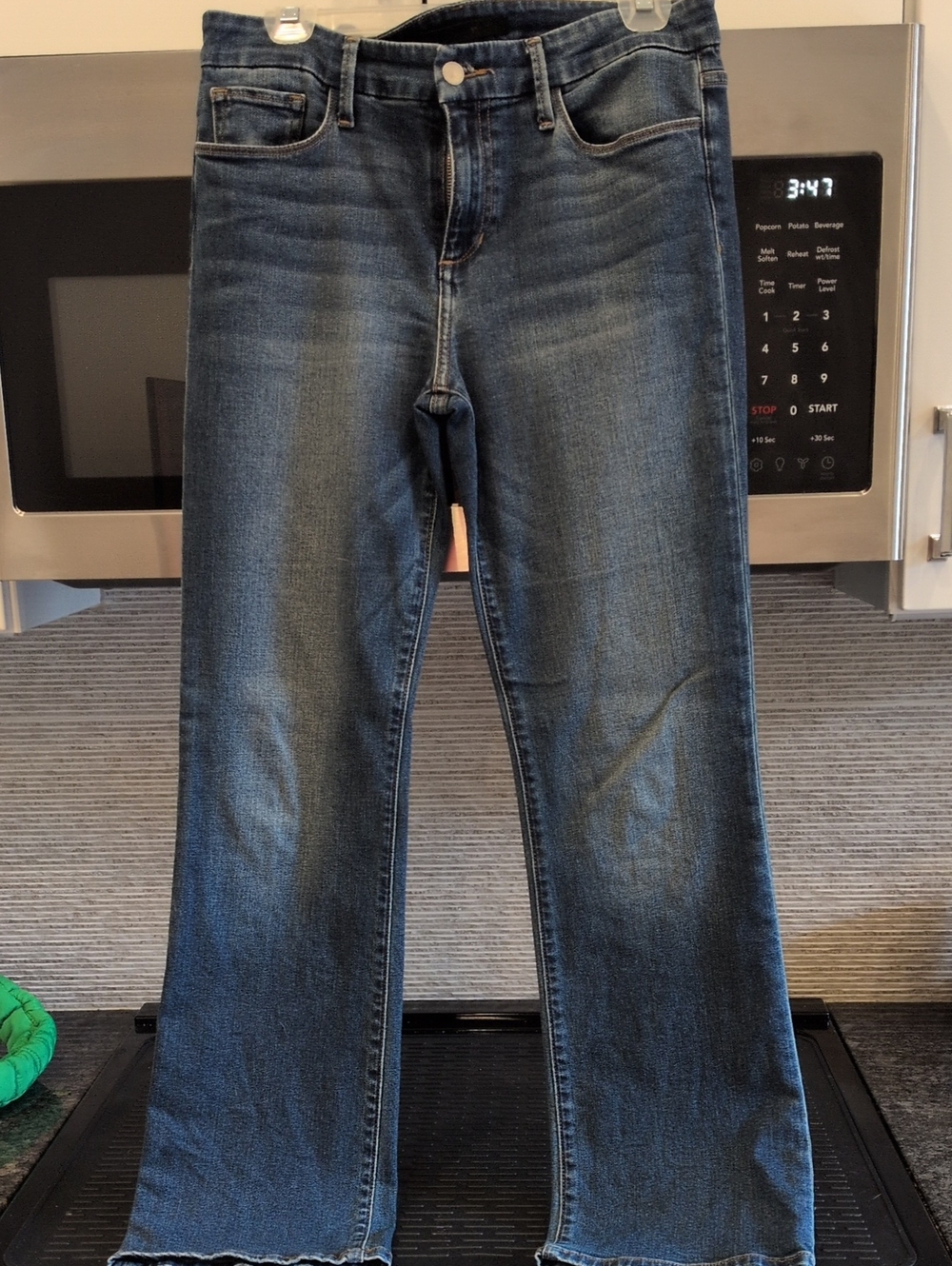 Joe's Jeans. Classic Flare Jeans in Dark Blue Wash - Women’s Wide Leg